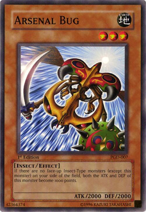 Arsenal Bug PGD-007 card from Pharaonic Guardian