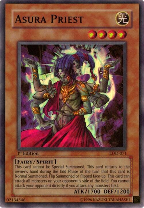 Asura Priest LOD-071 card from Legacy of Darkness
