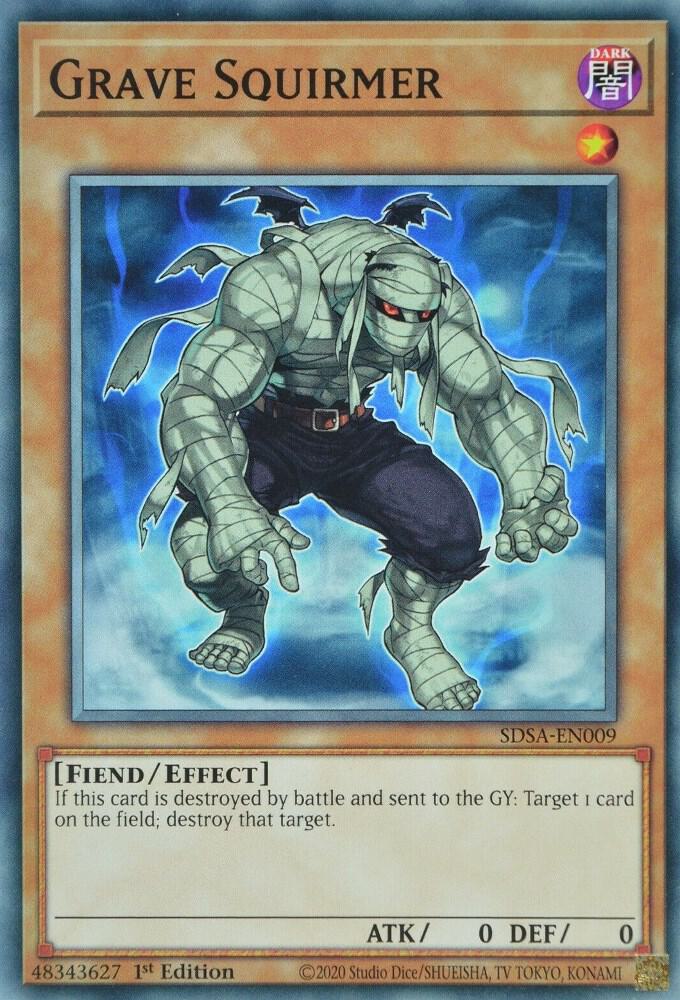 Grave Squirmer SDSA-EN009 card from Structure Deck: Sacred Beasts