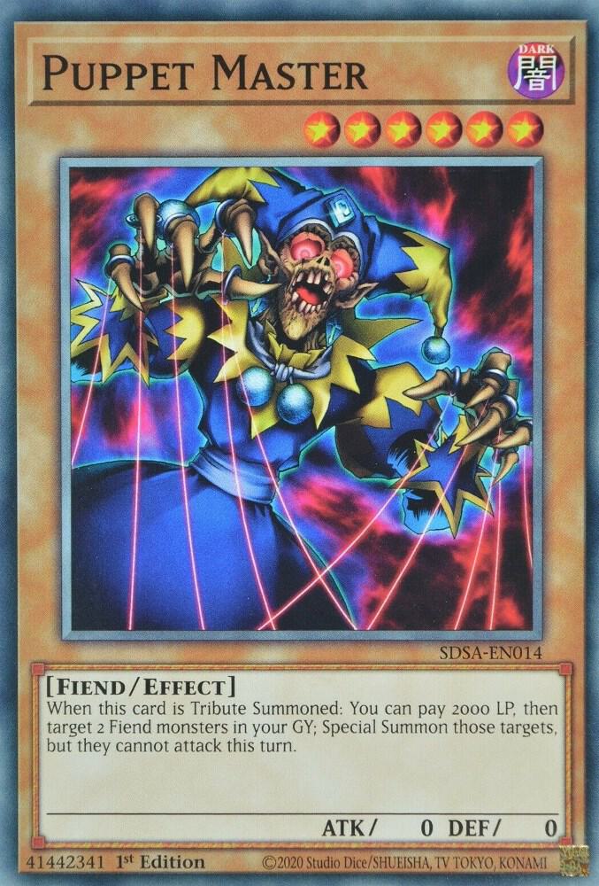 Puppet Master SDSA-EN014 card from Structure Deck: Sacred Beasts