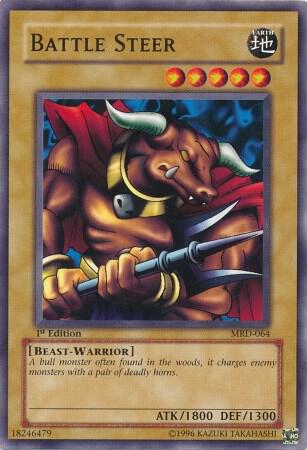 Battle Steer MRD-064 card from Metal Raiders