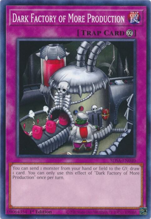 Dark Factory of More Production SDSA-EN040 card from Structure Deck: Sacred Beasts