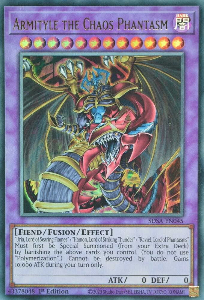 Armityle the Chaos Phantasm SDSA-EN045 card from Structure Deck: Sacred Beasts