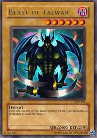 Beast of Talwar PSV-103 card from Pharaoh's Servant