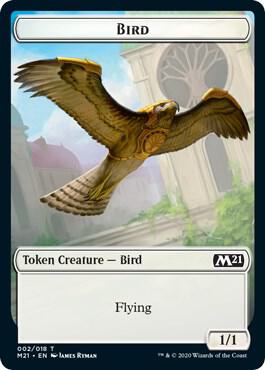 Bird // Griffin Double-Sided Token 2 // 3 card from Core Set 2021
