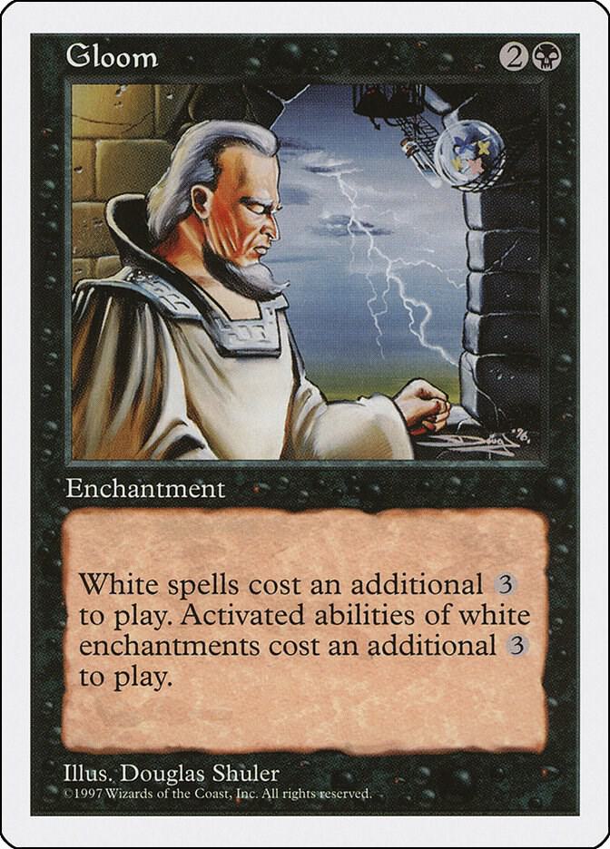 Gloom card from Fifth Edition