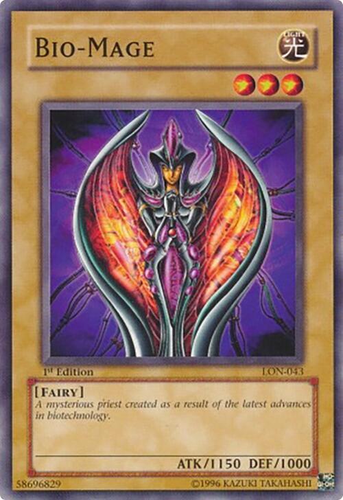 Bio-Mage LON-043 card from Labyrinth of Nightmare