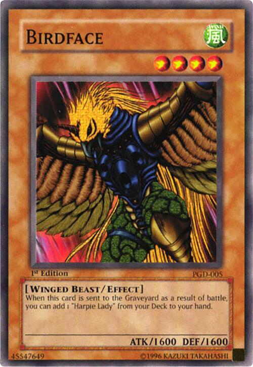 Birdface PGD-005 card from Pharaonic Guardian