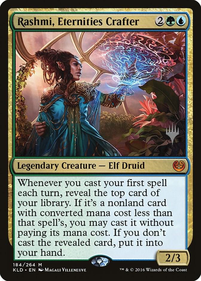 Rashmi, Eternities Crafter 184 card from Promo Pack: Core Set 2021