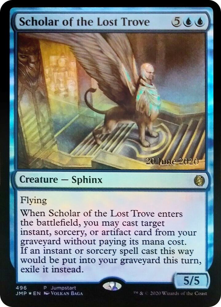 Scholar of the Lost Trove 496 card from Launch Party & Release Event Promos