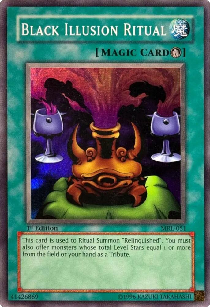 Black Illusion Ritual MRL-051 card from Magic Ruler