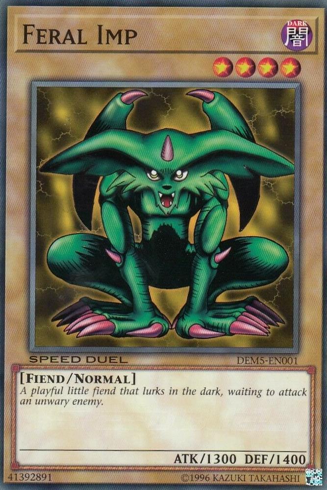 Feral Imp DEM5-EN001 card from Speed Duel Demo Deck