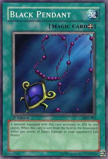 Black Pendant MRL-003 card from Magic Ruler