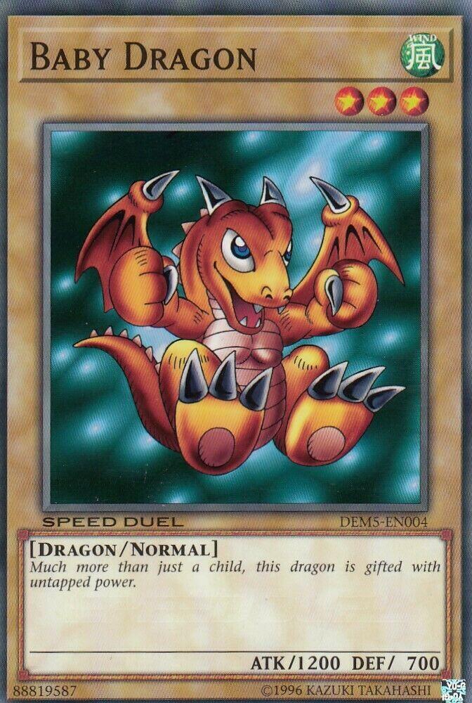 Baby Dragon DEM5-EN004 card from Speed Duel Demo Deck