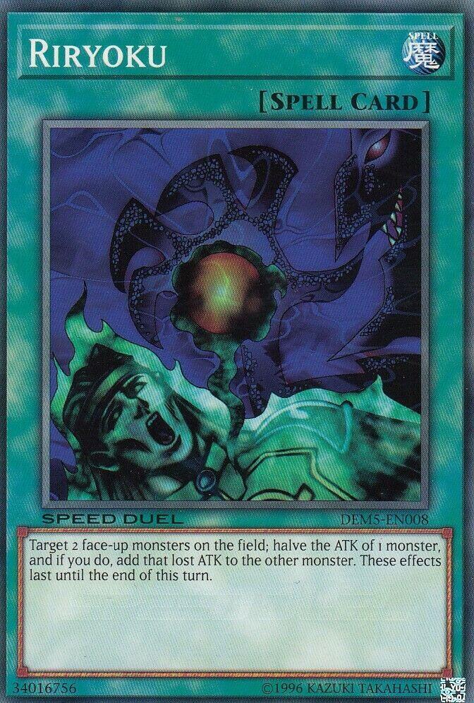 Riryoku DEM5-EN008 card from Speed Duel Demo Deck