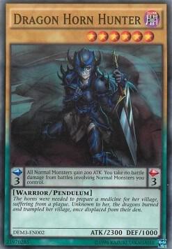 Dragon Horn Hunter DEM3-EN002 card from Demo Deck 2016