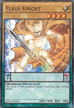 Flash Knight DEM3-EN003 card from Demo Deck 2016