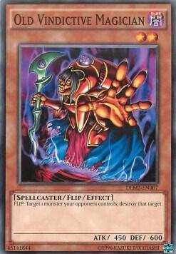 Old Vindictive Magician DEM3-EN007 card from Demo Deck 2016