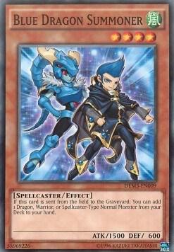 Blue Dragon Summoner DEM3-EN009 card from Demo Deck 2016
