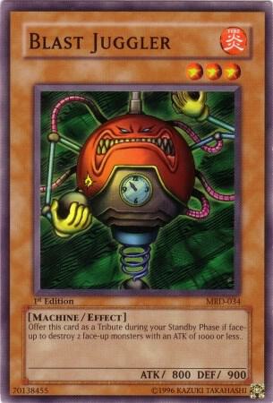 Blast Juggler MRD-034 card from Metal Raiders