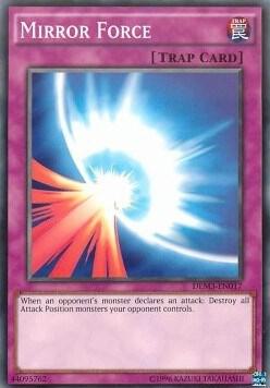 Mirror Force DEM3-EN017 card from Demo Deck 2016