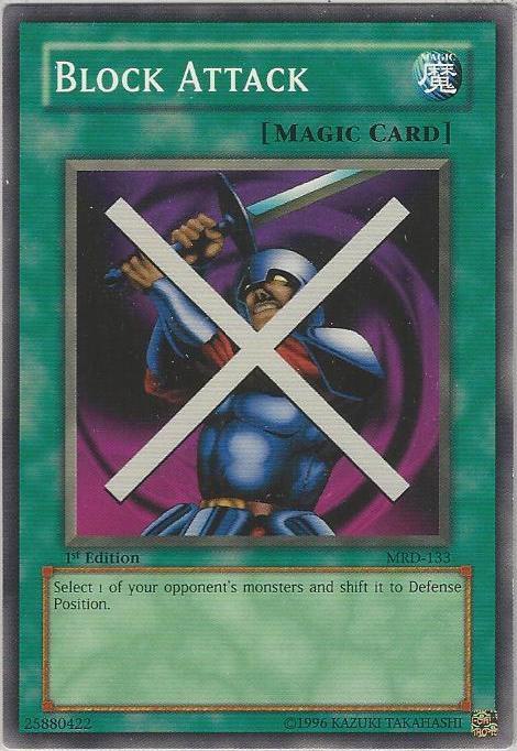 Block Attack MRD-133 card from Metal Raiders