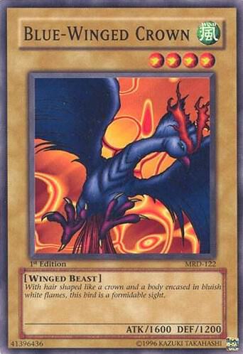 Blue-Winged Crown MRD-122 card from Metal Raiders