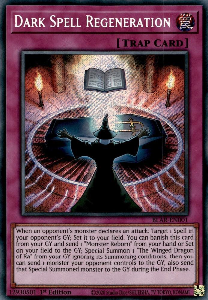 Dark Spell Regeneration BLAR-EN001 card from Battles of Legend: Armageddon