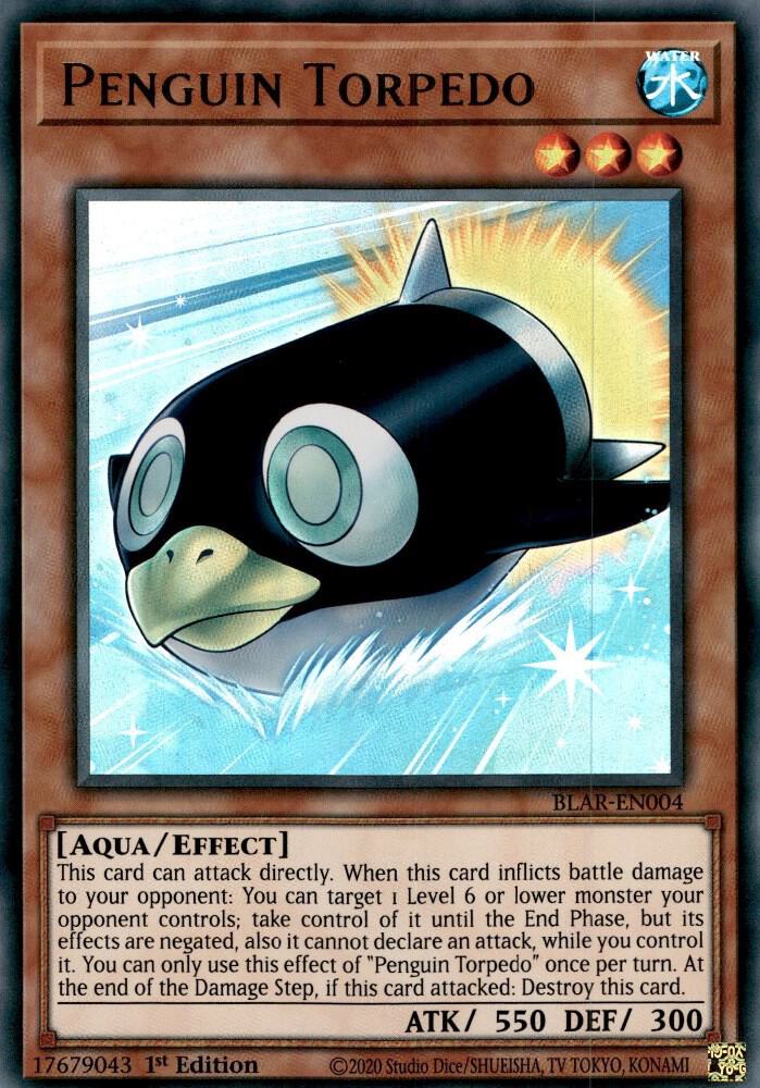 Penguin Torpedo BLAR-EN004 card from Battles of Legend: Armageddon