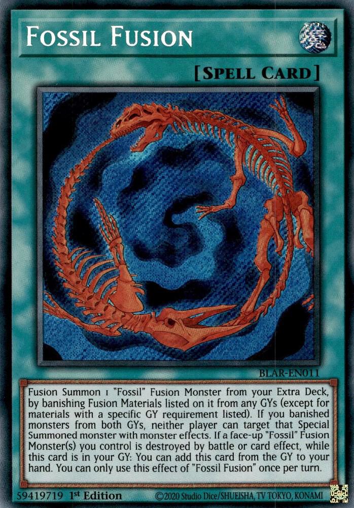Fossil Fusion BLAR-EN011 card from Battles of Legend: Armageddon