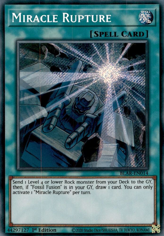 Miracle Rupture BLAR-EN014 card from Battles of Legend: Armageddon