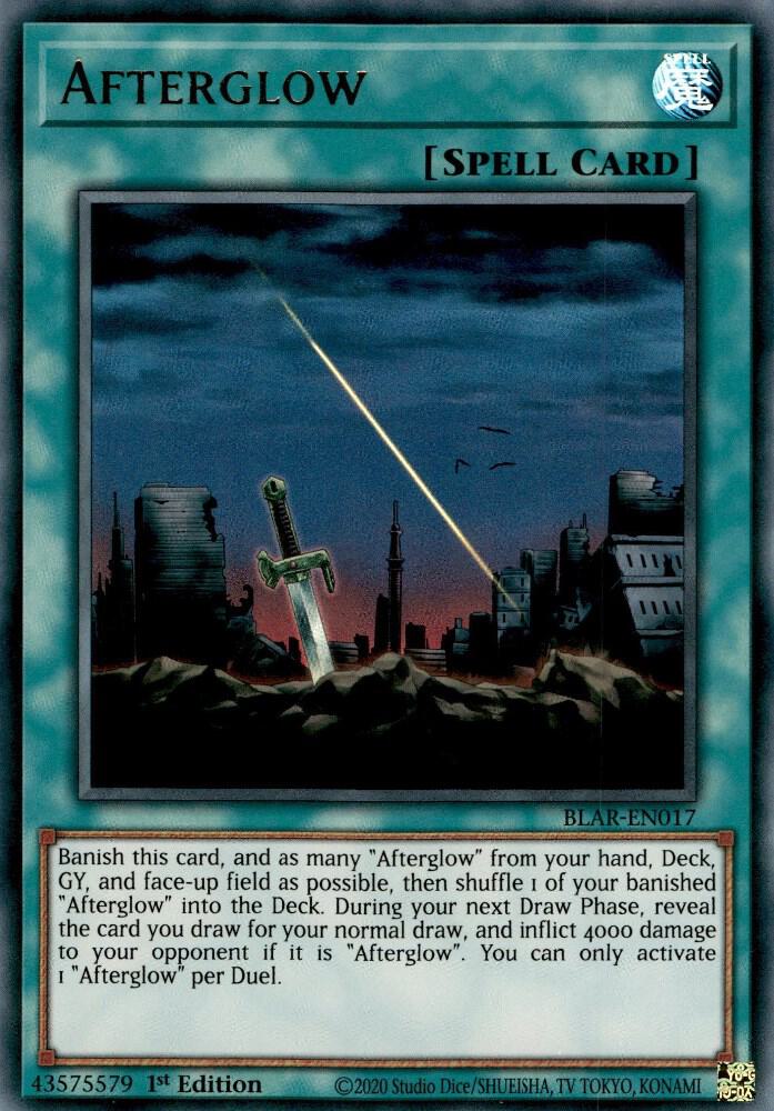 Afterglow BLAR-EN017 card from Battles of Legend: Armageddon