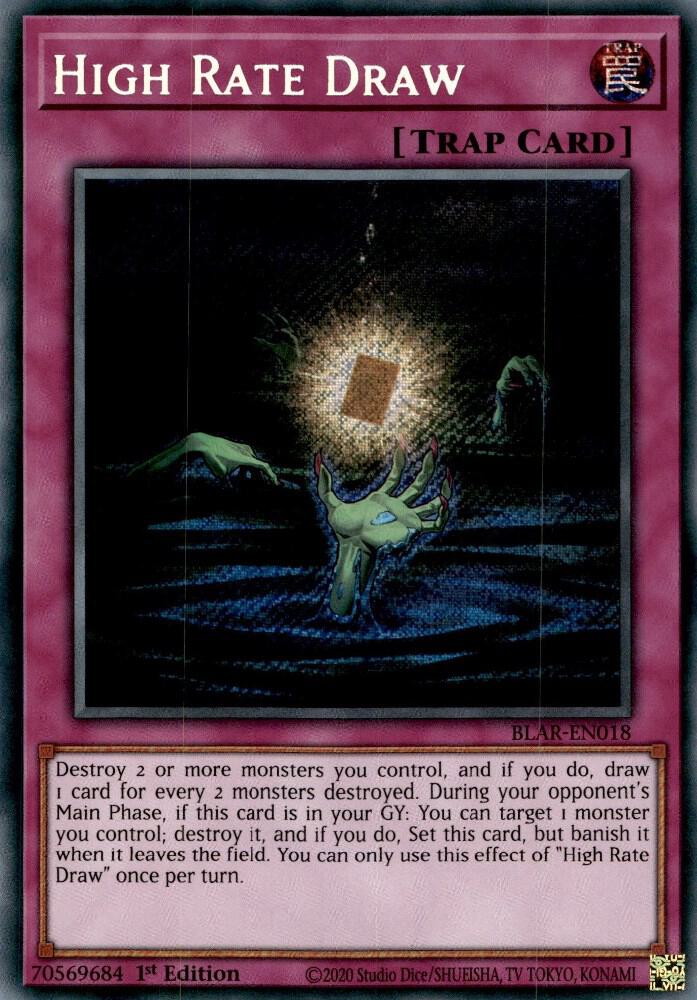 High Rate Draw BLAR-EN018 card from Battles of Legend: Armageddon