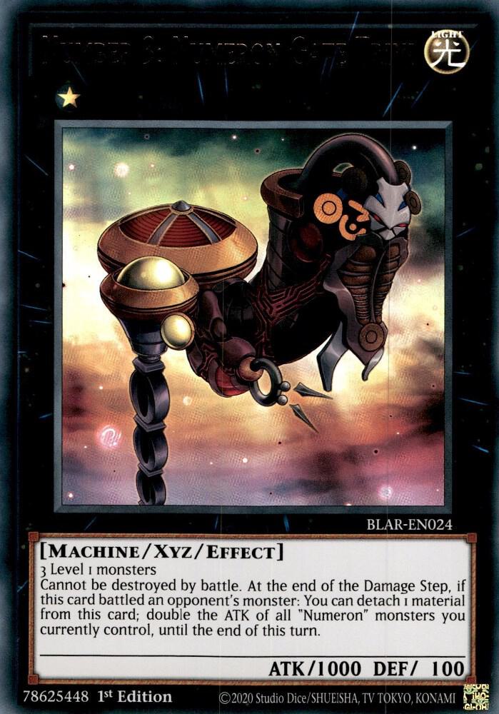 Number 3: Numeron Gate Trini BLAR-EN024 card from Battles of Legend: Armageddon