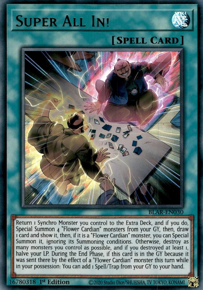 Super All In! BLAR-EN030 card from Battles of Legend: Armageddon