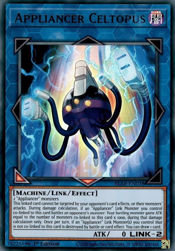 Appliancer Celtopus BLAR-EN038 card from Battles of Legend: Armageddon