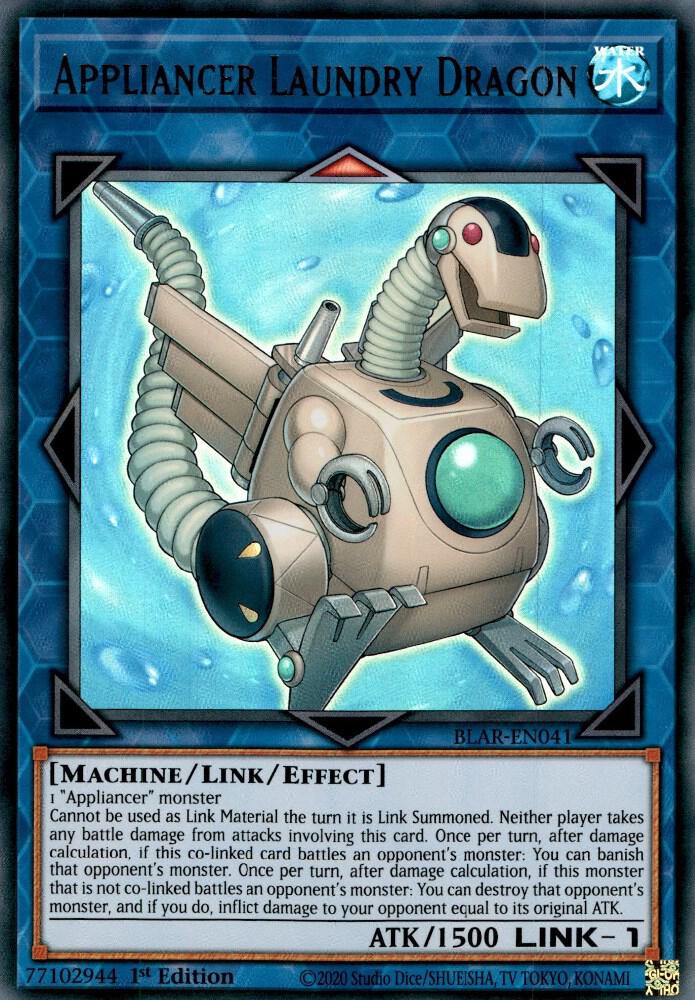 Appliancer Laundry Dragon BLAR-EN041 card from Battles of Legend: Armageddon