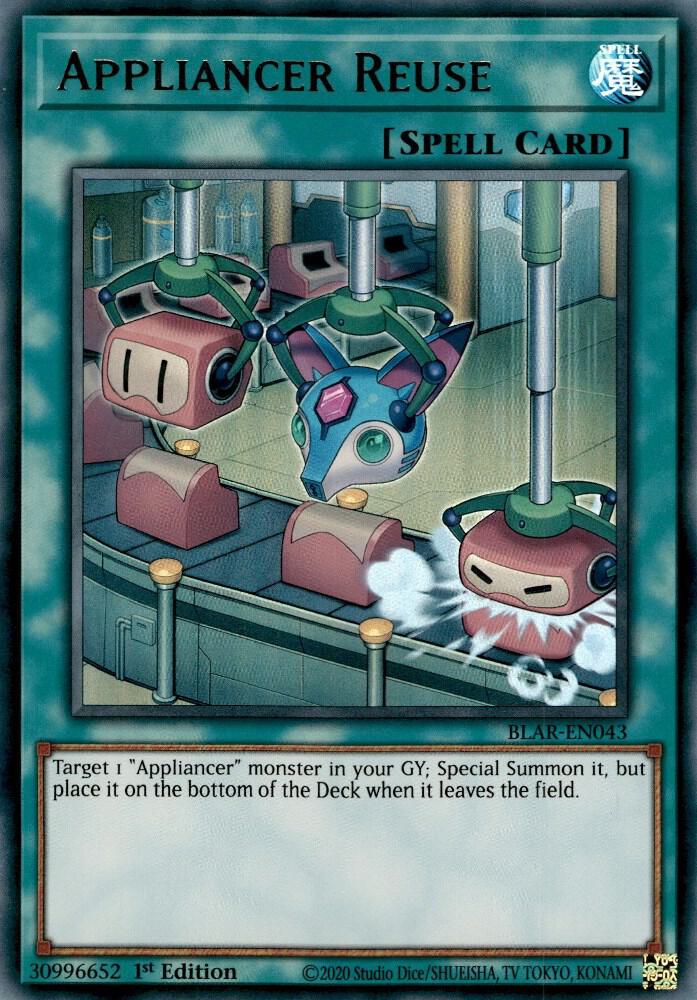 Appliancer Reuse BLAR-EN043 card from Battles of Legend: Armageddon
