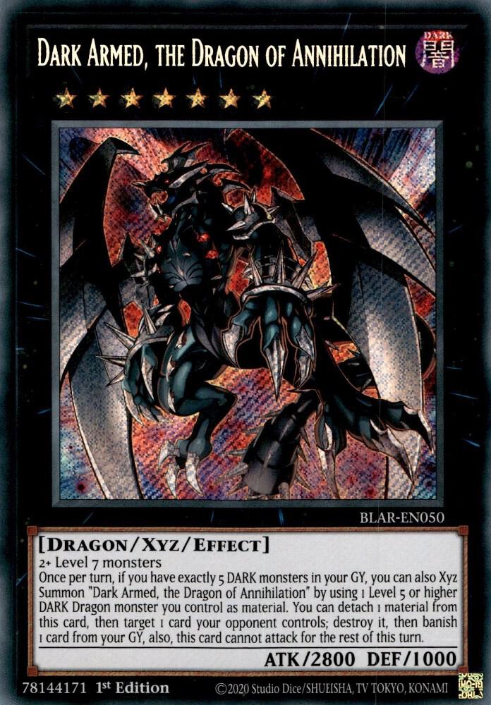 Dark Armed, the Dragon of Annihilation BLAR-EN050 card from Battles of Legend: Armageddon