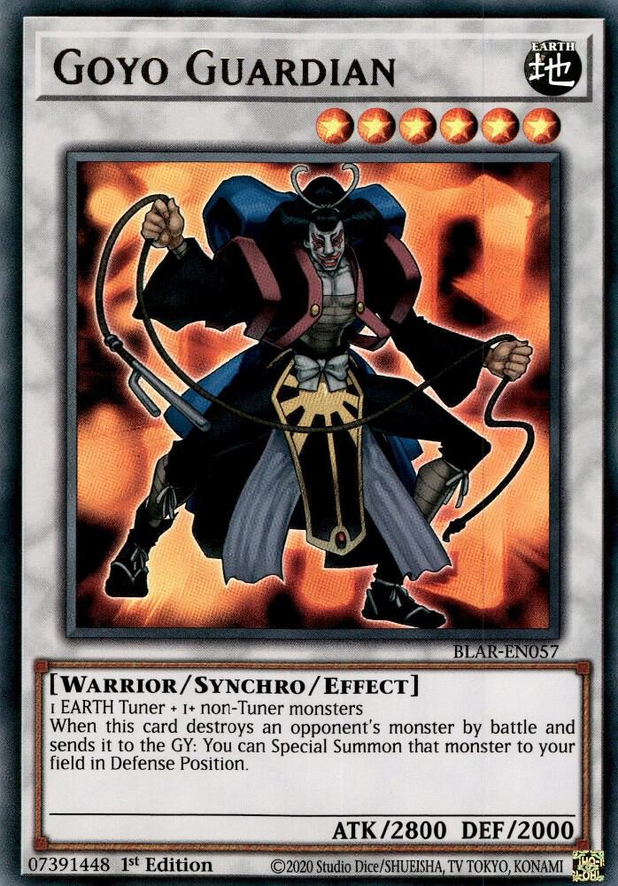 Goyo Guardian BLAR-EN057 card from Battles of Legend: Armageddon