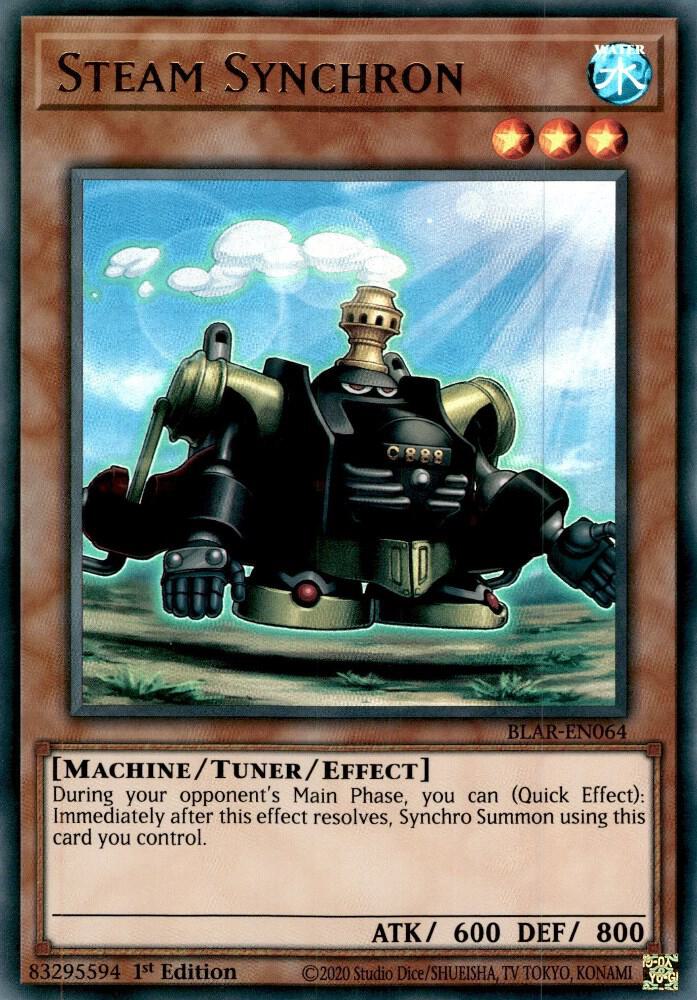 Steam Synchron BLAR-EN064 card from Battles of Legend: Armageddon