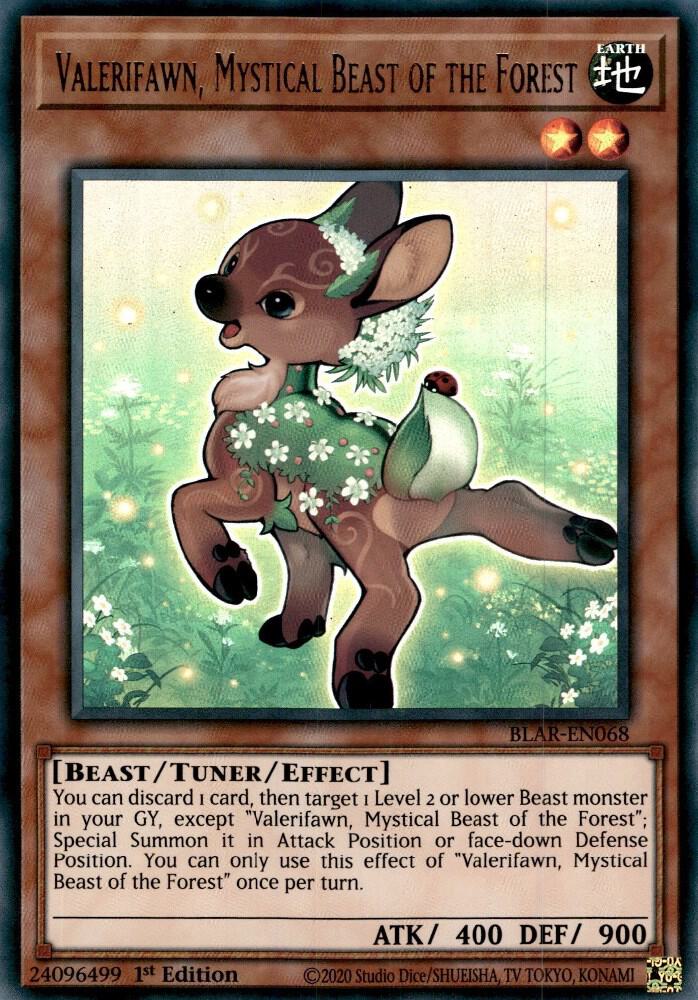Valerifawn, Mystical Beast of the Forest BLAR-EN068 card from Battles of Legend: Armageddon