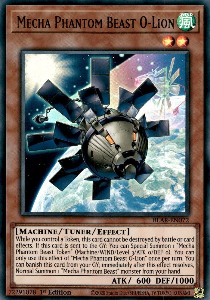 Mecha Phantom Beast O-Lion BLAR-EN072 card from Battles of Legend: Armageddon