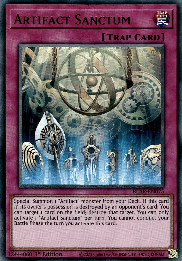 Artifact Sanctum BLAR-EN075 card from Battles of Legend: Armageddon