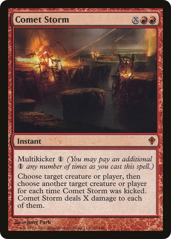 Comet Storm (Worldwake) 76 card from Oversize Cards