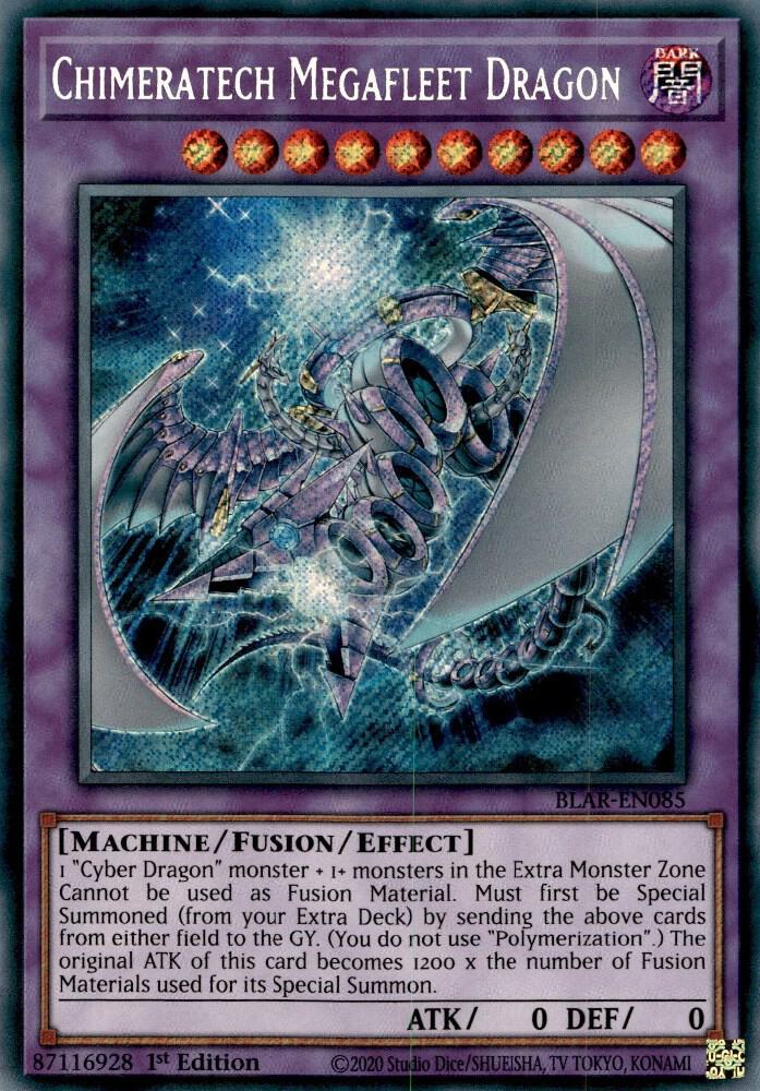 Chimeratech Megafleet Dragon BLAR-EN085 card from Battles of Legend: Armageddon