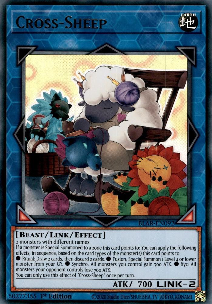 Cross-Sheep BLAR-EN092 card from Battles of Legend: Armageddon