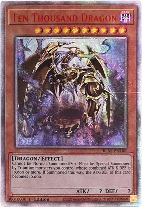 Ten Thousand Dragon BLAR-EN10K card from Battles of Legend: Armageddon