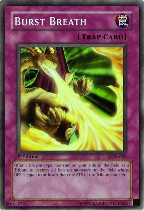 Burst Breath LOD-049 card from Legacy of Darkness