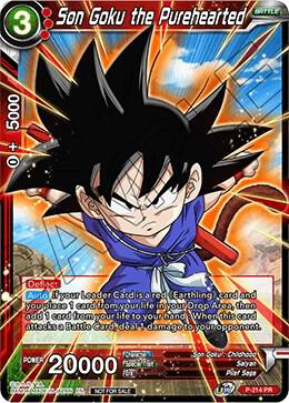 Son Goku the Purehearted P-214 card from Promotion Cards